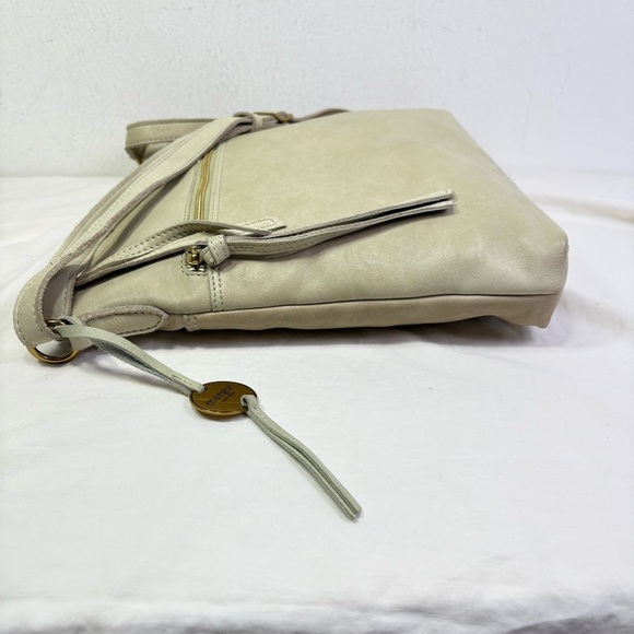 Margot Sage Light Green Leather Crossbody Shoulder Bag Minimalist Bag Purse - Picture 11 of 17